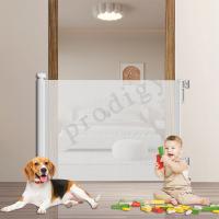 China Gate Playpen Long Retractable Safety Stairs Gates With Wall Protector For Baby And Child on sale