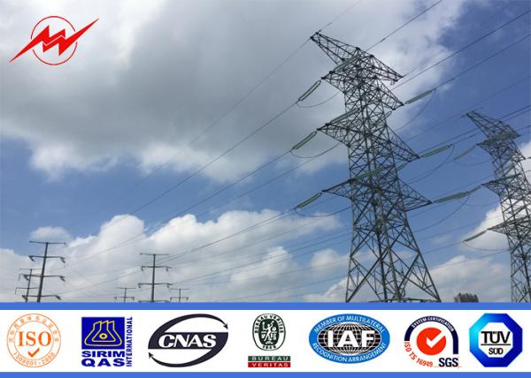 High Voltage Pole 12m Utility Power Poles For Power Distribution Equipment