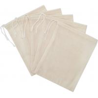 China Lightweight 5x7 Inch Cotton Drawstring Bags For Party Wedding Home Supplies on sale