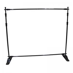 Large Graphic Adjustable Display Stand , Backwall Telescopic Backdrop Stand