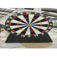 China Commercial Inflatable Sports Games Inflatable Football Dart Board 0.55mm Pvc Tarpaulin on sale