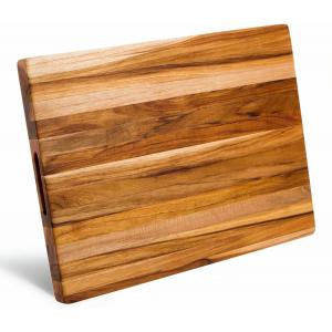 Large Sustainable Teak Wood Cutting Board 20 X 15 X 1.5 Inches