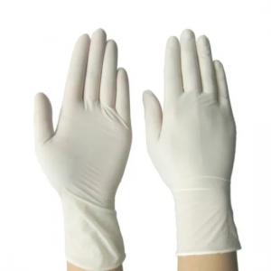 Hospital Medical Disposable Products , Nitrile Latex Rubber Sterile Surgical Gloves