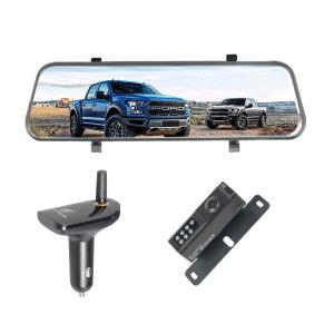 10" Mirror Dash Cam Wireless Rearview Backup Camera DVR Function