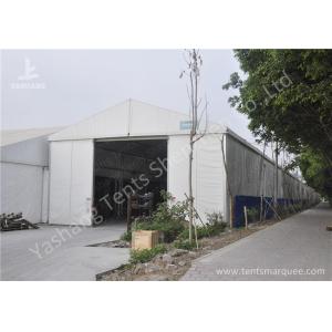 China 8X60M Waterproof Aluminum outside storage tent Structure hard rolling shutter door supplier