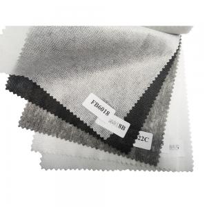 China 50% Polyester 50% Nylon GAOXIN Impregnating Nonwoven Fabric Interlining for Chef Hat Material supplier