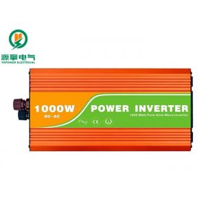 China Orange High Frequency Pure Sine Wave Inverter 12V 220V 1000W With Dual AC Outlets supplier