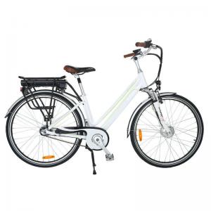 Max Distance 65KM Electric Commuter Bicycle With Front And Rear LED Light