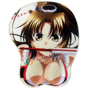 sexy breast silicone mouse pad, armrest mouse pad support, all full sexy picture mouse pad