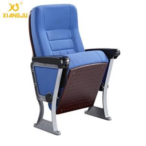 American Styles ABS Armrest Strong Aluminum Base Auditorium Chair With Writing Pad