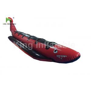 China Red Shark Inflatable Fly Fishing Boats , Airtight System 6 Man PVC Blow Up Raft supplier