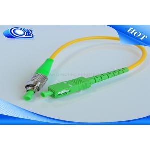 China SC APC ST APC Fiber Optic Patch Cord 3 / 5 / 10 Meter For  FTTH   FTTX supplier