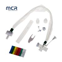 China Closed Suction Catheter T-piece 24 Hours Soft Blue Suction Tip Reduce Trauma on sale