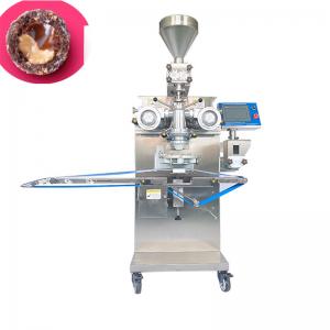 China P170 Gear Pump Type Chocolate Jam Peanut Butter Stuffed Automatic Double Filling Encrusting Machine supplier