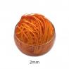 China 10g / Bag No Smell Glitter Orange Recycled Shredded Paper Crinkle Paper wholesale