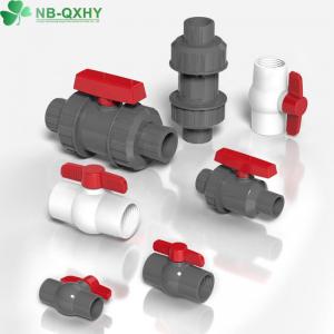 PVC Glue Connection Octagonal Compact Ball Valve Check Valve Union Valve for Water Supply