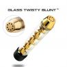 Twisty Glass Blunt Wholesale Herb Vaporizer with Glass pipe helical e pipes