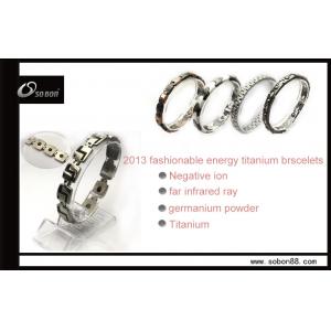 CE titanium magnético do bracelete do bracelete da energia do alívio de tensão, ROHS, ISO GT-058 habilitado