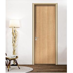 China Aluminum Frame Melamine HPL Flat Panel hollow Door for house sale supplier