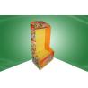 China Yellow Retail Desktop Pop Cardboard Display Stand For Kid ' S Game Products wholesale