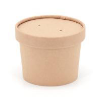 China Kraft Paper Ice Cream Paper Bowl / Cup / Tubs Single Wall on sale