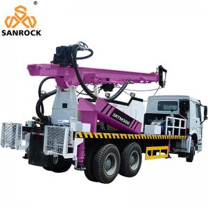 China Truck Mounted Water Well Drilling Rig With Mud Pump Deep Well Drilling Equipment supplier