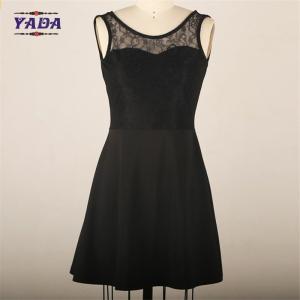 China Woman sexy club lace patchwork fashion woman clothes latest dress designs photos for fat women supplier