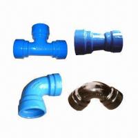 China Socket Pipe Fittings, Made of Ductile Iron  on sale