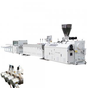 PVC Pipe Production Line / PVC Pipe Extrusion Machine 16mm - 32mm In 4 Stations