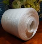 100% Virgin Spun Polyester Yarn 30S/3 Raw White Yarns For Sewing Thread