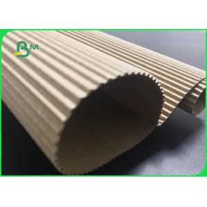 China 140gsm 170gsm Single Face E Flute Corrugated Board For Coffee Sleeves wholesale