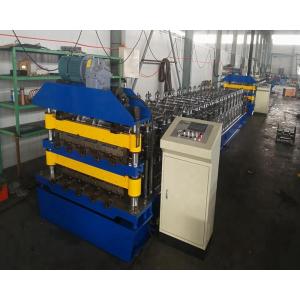 Non Stop Cutting Aluminium Roofing Sheet Roll Forming Machine 380V