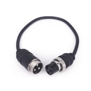 China Waterproof Rear View Camera System Aviation Cable , 3PIN M16 Male To Female Cable supplier