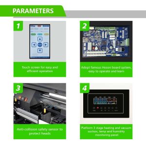 China 30CM UV DTF Printer Print & Laminate in One with 3*EPSON F1080 XP600 Head wholesale