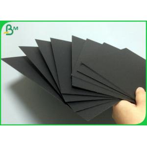 China 80gsm to 500gsm Black Cardboard Size Customized For Gift Box Making supplier