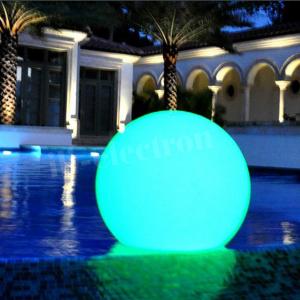 China IP65 Waterproof Glow Ball Light , Floating Swimming Pool Light Remote Control supplier