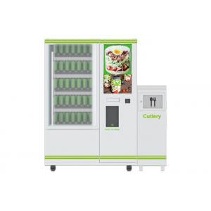 China High End Smart Conveyor Belt Salad Vending Machine , Fruit Vending Locker With Lift supplier