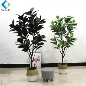 China 1.6m Height Artificial Bonsai Tree , Faux Rubber Tree Plant For Indoor R020010 supplier