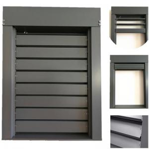Exterior 6063 Aluminium Louvered Swing Hinged Door For Office
