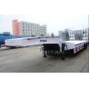 3 axle 40 tons to 80 tons Low loader lowbed truck trailer for sale