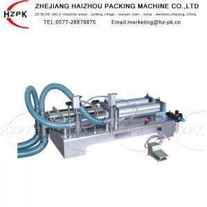 China Antiexplosive Semi Automatic Liquid Filling Machine 300-2500 Ml Range supplier