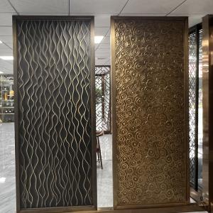 China Laser Cutting Stainless Steel Screen Partition For Door Decoration supplier