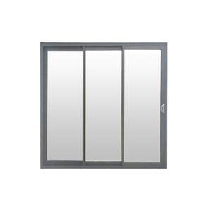 Triple 3 Track Aluminium Sliding Glass Doors , Aluminum Screen Sliding Patio Doors