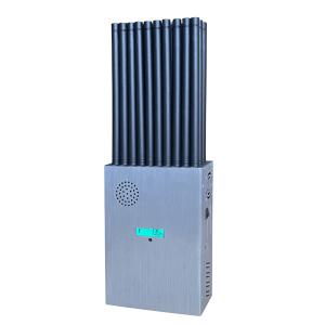 China 31 channels worldwide cellphone used portable signal jammer blocks all 2G 3G 4G 5G signals across the world, and WIFI7E RF GPS FM Radio etc,. with new high gain 2.5dbi antennas supplier