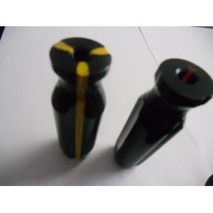 China 22 * 80mm,  24 * 88mm Double Color Triangle Heart  Acetate Plastic Screwdriver Handles supplier