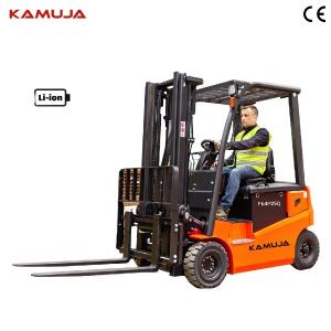 China Rated Load 2500kg Forklift 2.5Ton Li Ion Battery Forklift supplier