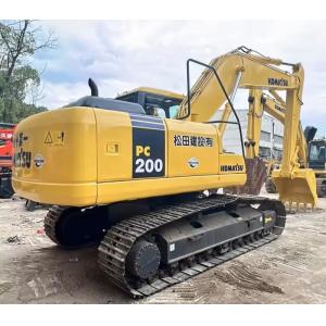 China 垂直深さ3.48m 中古 クローラー掘削機 プリオーナーのコマツー掘削機 Pc200 supplier