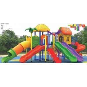 beautiful safe LLDPE plastic kids outdoor slide playground for community