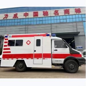 130 km/h Vehículo de la UCI del hospital IVECO Ambulancia de transporte para servicios médicos de emergencia