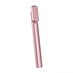 China Red Photon Anti-Wrinkle Eye Massager Pen Vibration Heating Eye Wrinkle Removal Device supplier